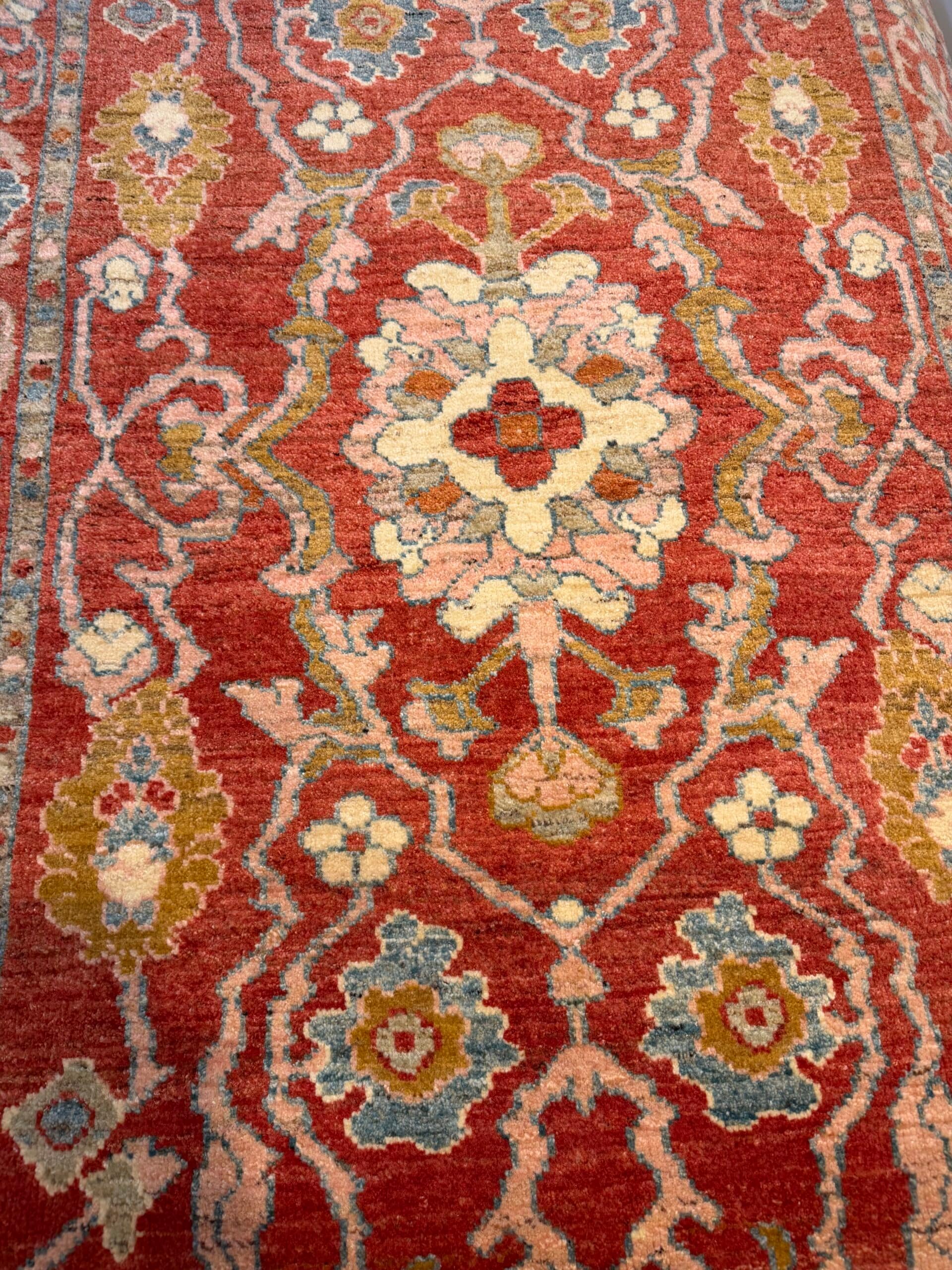 Persian Soltanabad Hand-Made Wool Rug 5'x8' No.14 - Image 2